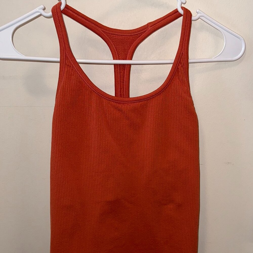 athleta seamless ribbed workout tank